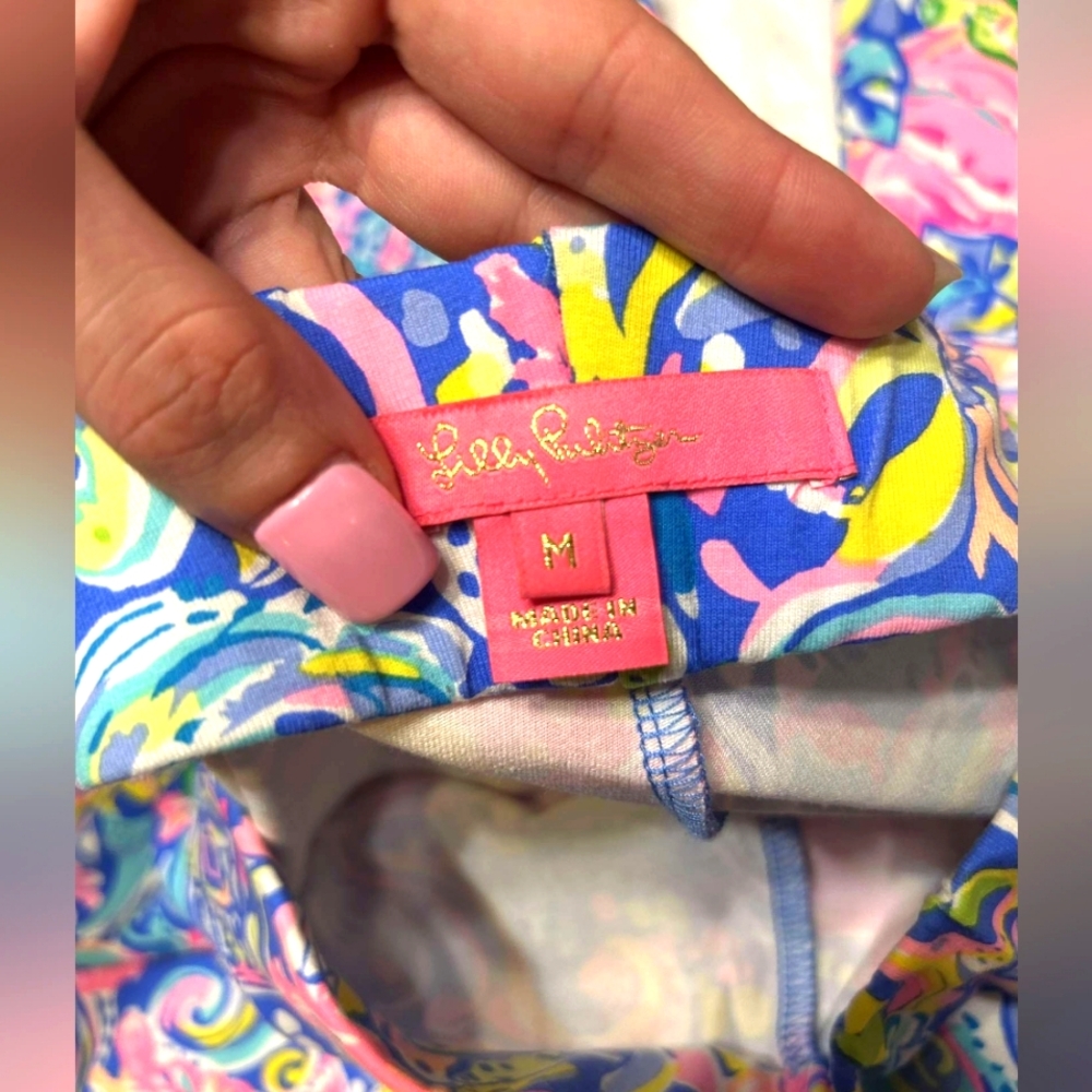 Lilly Pulitzer Palazzo Pants, Like New, Women's Size Medium, 60 Animal Pop Up - Picture 2 of 8